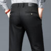 2021-New-Men-s-Fashion-Slim-Solid-Color-Formal-Trousers-Male-Casual-Business-Straight-leg-Pants-5